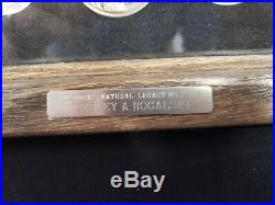 America's Natural Legacy COMPLETE SET 36 SILVER MEDALS with 2 Wooden Displays
