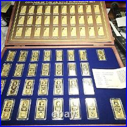 American Mint's'The Complete Coinage Of The U. S. Gold Rush Ingot Set' and Watch