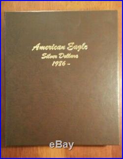 American Silver Eagles Complete 35 Coin Set 1986 to 2020 in Dansco Album Choice