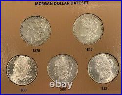 Awesome 32 Coin COMPLETE 1878-1921 Morgan Silver Dollar Date/Mint Set, Hi Grade