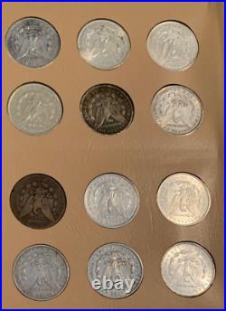 Awesome COMPLETE 95 Coin Morgan Silver Dollar Full Set, All Keys, Over 50% AU/BU