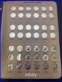 BU Complete Roosevelt Dime Set 1946- 2012 including Proof issues #373