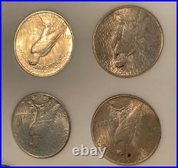 Beautiful Peace Dollar Complete Date Set, 1921-1935, All Years, Gorgeous Luster