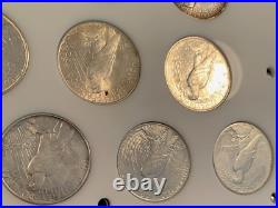 Beautiful Peace Dollar Complete Date Set, 1921-1935, All Years, Gorgeous Luster