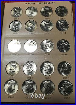 Bright Uncirculated Complete Set 1964-2018 Kennedy Half Dollars