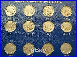 Buffalo Nickel Set Complete 64 Coins 1913-1938 with 1913-D 1913-S Var 2 1926-S etc