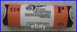 COMPLETE 2006 P 5 ROLL STATE QUARTERS SET NV, ND, SD, CO, NE UNCIRCULATED WithMINT BOX