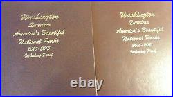 COMPLETE 2010-2021 America The Beautiful Quarter Set in two Dansco Albums