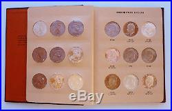 COMPLETE 32 PIECE EISENHOWER DOLLAR SET UNCIRCULATED + PROOF COINS with ALBUM