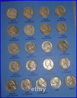 COMPLETE Jefferson Nickel SET with GEM UNC NICKELS Mixed in! WOW