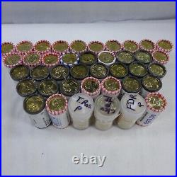 COMPLETE Presidential Dollar P & D full Roll Set Brilliant Uncirculated 40 Rolls