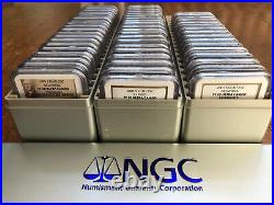 COMPLETE SET 1999-2009 PF70 ULTRA CAMEO Clad State Quarters 56 Coins NGC + Boxes