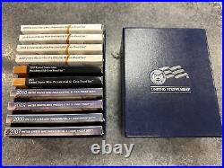 COMPLETE SET 2007-2016 S US Mint Presidential $1 Coin Proof Sets With COA, Box