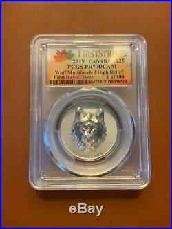 COMPLETE SET Canadian Multifaceted Animal Head Series! Graded PCGS PR70