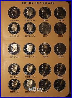COMPLETE SET DANSCO KENNEDY HALF DOLLAR 1964 2011 PDSS silver proof 158 HALVES