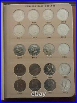 COMPLETE SET DANSCO KENNEDY HALF DOLLAR 1964 2012 P & D COLLECTION 90 coins