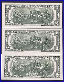 COMPLETE SET OF 12 UNCIRCULATED FED. RES. WithMATCHING $2 STAR NOTES SERIAL #'s