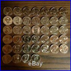 COMPLETE SET PRESIDENTIAL DOLLARS P&D (78) coins. WASH. REAGAN uncirculated