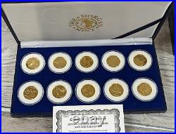 COMPLETE SET of ALL 50 Statehood 24K GOLDPLATED U. S. Quarters withCOA's(45405-1)