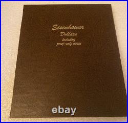 COMPLETE SET of EISENHOWER DOLLARS in DANSCO ALBUM 32 COINS INCLUDED