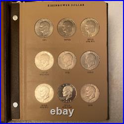 COMPLETE SET of EISENHOWER DOLLARS in DANSCO ALBUM 32 COINS INCLUDED