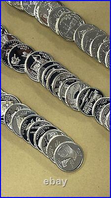 COMPLETE Washington State Quarter Set 1999 2009 S 56 Coins SILVER PROOF #52414