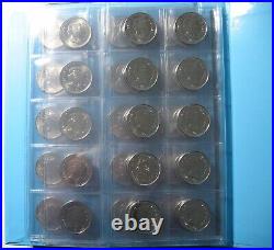Canada 19682022 50-cent Business Strike Uncirculated Complete Set (55 coins)