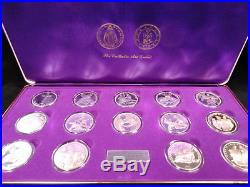 Catholic Art Guild 14 Stations of the Cross Complete Set STERLING SILVER MEDALS