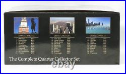 Celebrating America Complete 50 State Quarter Collector Set withTerritories DC NEW