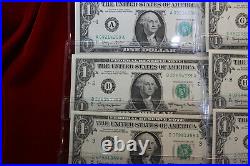 Complete 12 Note District Set Of 1963-a $1 Frn Federal Reserve Notes Cu