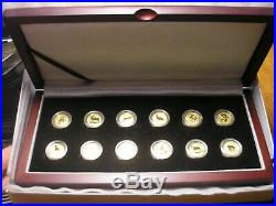 Complete 12 coin GOLD LUNAR SET Perth Mint