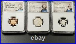 Complete 13 Coin 2016 Silver Proof Set NGC PF70 UCAM Graded Ultra Cameo