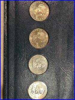 Complete 18 coin Susan B Anthony Dollar set including Proofs and Type 2 coins