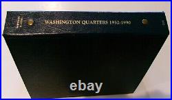 Complete 1932-1990 Washington Quarter Set in Whitman Album