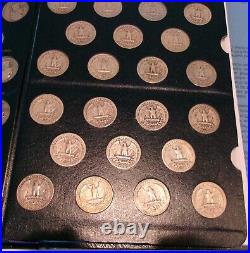 Complete 1932-1990 Washington Quarter Set in Whitman Album