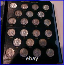 Complete 1932-1990 Washington Quarter Set in Whitman Album