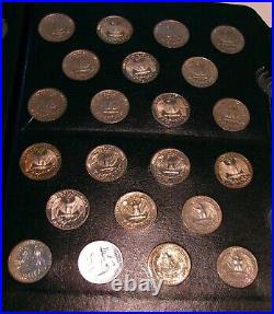 Complete 1932-1990 Washington Quarter Set in Whitman Album