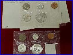 Complete 1957 P & D US Mint Set OGP Uncirculated 10-Coin Set. The Real Deal