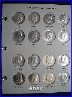 Complete 1964-2014 Kennedy Half Set with Proofs/Silver & Extras 184 Coins