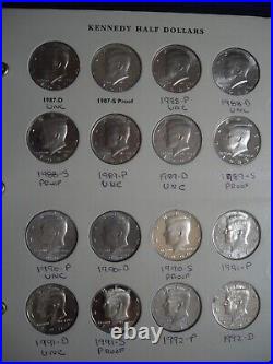 Complete 1964-2014 Kennedy Half Set with Proofs/Silver & Extras 184 Coins