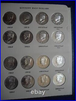 Complete 1964-2014 Kennedy Half Set with Proofs/Silver & Extras 184 Coins