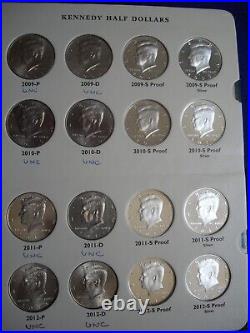 Complete 1964-2014 Kennedy Half Set with Proofs/Silver & Extras 184 Coins