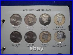 Complete 1964-2014 Kennedy Half Set with Proofs/Silver & Extras 184 Coins