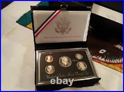 Complete 1992-1998 U. S. Mint Premier Silver Proof Sets Excellent Condition Coins