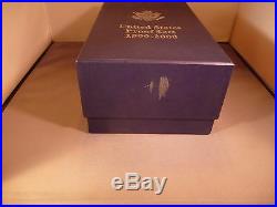 Complete 1999 2009 Silver Proof, Clad Proof & Uncirculated P & D Mint Sets