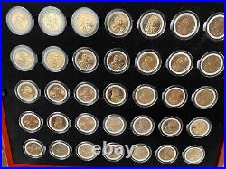 Complete 2000-2008 35 coin set Sacagawea Uncirculated coins