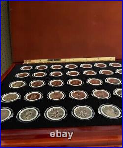 Complete 2000-2008 35 coin set Sacagawea Uncirculated coins