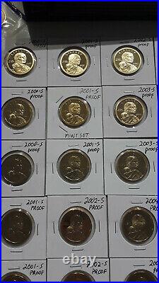 Complete 2000-2009 Sacagawea Dollar Set Proofs & Uncirculated PDS Whitman Album