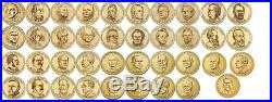 Complete 2007-2016 P&D Set of President One Dollar Coins (78) Mint Rolls Coins