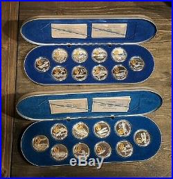 Complete 20 coin set 1990-1999 Canadian Mint Aviation Commemorative $20 Silver